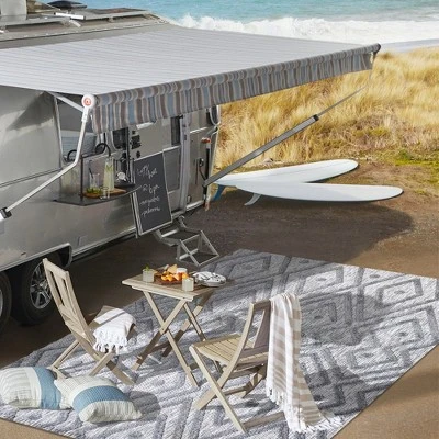 Balansat Moroccan Diamond Indoor/Outdoor Area Rug - JONATHAN Y 10 Balansat Moroccan Diamond Indoor/Outdoor Area Rug - JONATHAN Y - Image 10