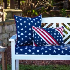 2pc Outdoor/Indoor Rectangular Throw Pillow Set Major Americana Red - Pillow Perfect 7 2pc Outdoor/Indoor Rectangular Throw Pillow Set Major Americana Red - Pillow Perfect -Northlight Shop GUEST acbfcb30 8251 4533 9363 fe31966302a1