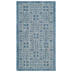 Poissy Outdoor Rug Navy/Gray - Safavieh -Northlight Shop GUEST ad36718b d199 4195 9c7c c6f8f4bb2f84