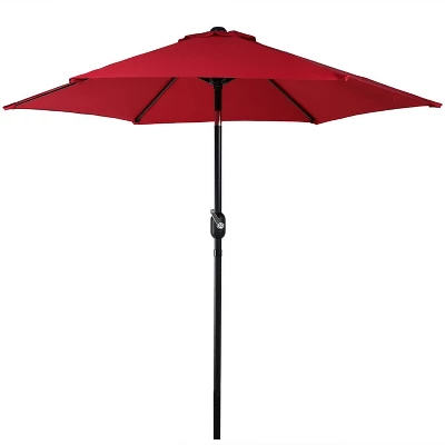 Sunnydaze Decor Sunnydaze Outdoor Aluminum Patio Table Umbrella With Polyester Canopy And Tilt And Crank Shade Control - 7.5' 12 Sunnydaze Decor Sunnydaze Outdoor Aluminum Patio Table Umbrella With Polyester Canopy And Tilt And Crank Shade Control - 7.5' - Image 12