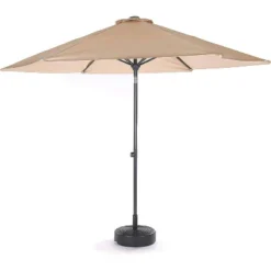 Rattan Design Resin Fillable Umbrella Base Black - Backyard Expressions -Northlight Shop GUEST aefd587b 9e1f 420e 814b e52b9f5c43a7