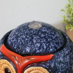 Sunnydaze Decor Sunnydaze Indoor Home Office Decorative Smooth Glazed Ceramic Owl Tabletop Water Fountain Feature - 7" -Northlight Shop GUEST af1b4bb9 13d2 42aa 8ca5 4eb93186bf71