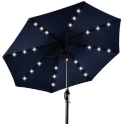 Best Choice Products 10ft Solar LED Lighted Patio Umbrella W/ Tilt Adjustment, UV-Resistant Fabric -Northlight Shop GUEST af286a54 7bb0 48ae bc92 e5d9580338d4