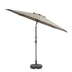 10' UV And Wind Resistant Tilting Market Patio Umbrella With Base - CorLiving -Northlight Shop GUEST b133ccee ecdf 49c4 8918 577956e06af9