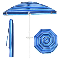 Costway 7.2 FT Portable Beach Umbrella Tilt Sand Anchor Cup Holder W/Carry Bag 23 Costway 7.2 FT Portable Beach Umbrella Tilt Sand Anchor Cup Holder W/Carry Bag -Northlight Shop GUEST b3d95c89 46e2 4904 8548 e5a23df0ae21