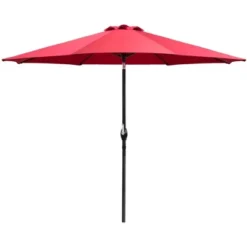 9' X 9' Outdoor Market Patio Umbrella With Push Button Tilt - Devoko -Northlight Shop GUEST b4e56c7e 228f 4119 ae3a be3efc6eecdb