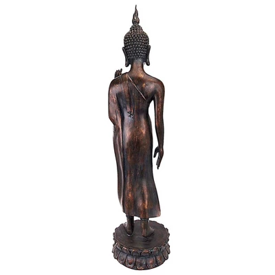 Design Toscano Free From Fear Standing Buddha Statue 4 Design Toscano Free From Fear Standing Buddha Statue - Image 4