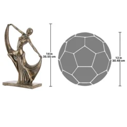 Design Toscano Mistress Of The Dance Art Deco Statue -Northlight Shop GUEST b56ce71e 951b 4b4d 8a40 c49f46429ac2