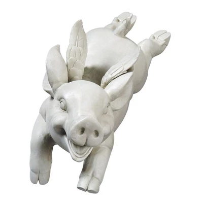 Design Toscano If Pigs Had Wings Sculpture 2 Design Toscano If Pigs Had Wings Sculpture - Image 2
