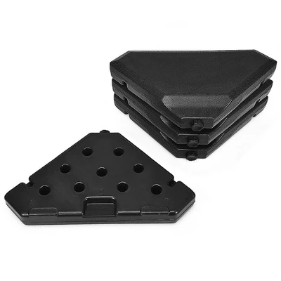 Costway 4PCS Cantilever Offset Umbrella Base Weight Sand 195lbs Stable Water Filled 5 Costway 4PCS Cantilever Offset Umbrella Base Weight Sand 195lbs Stable Water Filled - Image 5