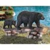 Design Toscano Mother Black Bear And Cub Grand Scale Animal Sculpture - Multicolored