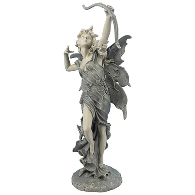 Design Toscano Rhiannon The Archer Garden Fairy Statue: Medium 2 Design Toscano Rhiannon The Archer Garden Fairy Statue: Medium - Image 2