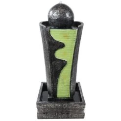 Sunnydaze Decor Sunnydaze 39"H Electric Polyresin Art Deco Modern Rippling Stream Outdoor Water Fountain -Northlight Shop GUEST b9354ca7 52ad 4b68 82d0 44129b90f40d