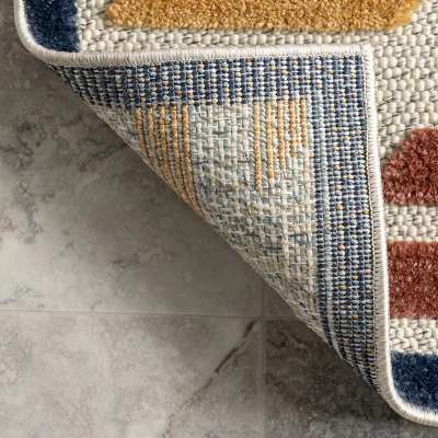 NuLOOM Brinn Geometric Striped Indoor/Outdoor Patio Area Rug 6 NuLOOM Brinn Geometric Striped Indoor/Outdoor Patio Area Rug - Image 6