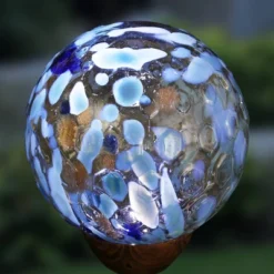 31" Solar Pearlized Glass Honeycomb Finial Resin Garden Stake Bronze - Exhart 25 31" Solar Pearlized Glass Honeycomb Finial Resin Garden Stake Bronze - Exhart -Northlight Shop GUEST ba6f2009 cd8c 402d 9074 0b5e19865391