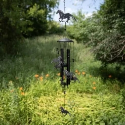 Dawhud Direct 33" H Wild Horses Wind Chimes -Northlight Shop GUEST badb3efa dffd 4d92 9b66 f5ca0aa4fbd6