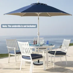 Costway 19'' Patio 35 LBS Round Umbrella Base Stand Holder 1.4''-1.9'' Market Table Outdoor -Northlight Shop GUEST bb70c04b ce83 42a4 a2fe dce700068bb6