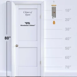 Woodstock Wind Chimes Signature Collection, Chimes Of Kyoto, 25'' Silver Wind Chime KWS -Northlight Shop GUEST bebc3ba4 4efe 4625 b307 3680bac5eb27