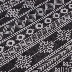 World Rug Gallery Geometric Boho Textured Flat Weave Indoor/Outdoor Area Rug -Northlight Shop GUEST bf042f3d d6d6 4699 95b2 55484914513e