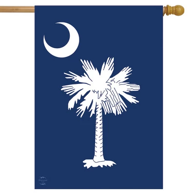 South Carolina Palm Tree House Flag State Of S.C. 28" X 40" Briarwood Lane 1 South Carolina Palm Tree House Flag State Of S.C. 28" X 40" Briarwood Lane