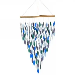 Home & Garden Premiere Pacific Windchime - One Windchime 45 Inches - Handcrafted - Geblueg621 - Glass - Multicolored