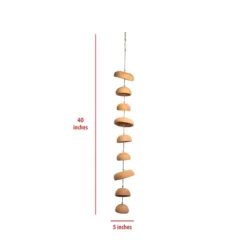 Natural Terracotta Hanging Chime - Foreside Home & Garden -Northlight Shop GUEST c59dcc3c 376a 4cce 862d 0a7b7f142808