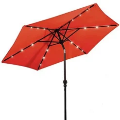 Costway 9ft Market Patio Umbrella W/Solar Lights & 40 LBS Steel Umbrella Stand 22 Costway 9ft Market Patio Umbrella W/Solar Lights & 40 LBS Steel Umbrella Stand -Northlight Shop GUEST c60d20ca 9a8f 4fb1 aca5 117fb5312f7f