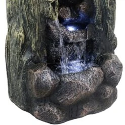 Sunnydaze Decor Sunnydaze 28"H Electric Glass Reinforced Concrete Cavern Of Mystery Outdoor Water Fountain With LED Light -Northlight Shop GUEST c6c93536 2587 4c0e 88b8 0baf28498d0e