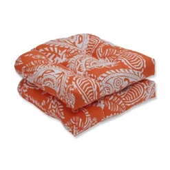 Set Of 2 Outdoor/Indoor Wicker Seat Cushions Addie - Pillow Perfect 7 Set Of 2 Outdoor/Indoor Wicker Seat Cushions Addie - Pillow Perfect -Northlight Shop GUEST c829cb36 21c1 4385 a734 c6b6e8cbb728
