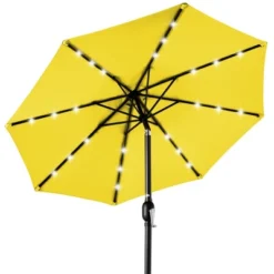 Best Choice Products 10ft Solar LED Lighted Patio Umbrella W/ Tilt Adjustment, UV-Resistant Fabric -Northlight Shop GUEST c926448e b3cb 4cc6 80a8 115fc5b8218d