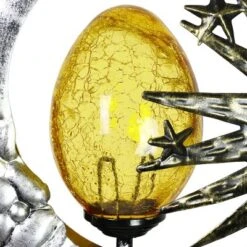 38" Metal Solar Sun And Moon Garden Stake - Exhart 17 38" Metal Solar Sun And Moon Garden Stake - Exhart -Northlight Shop GUEST cab77ea0 f7d1 40a3 bbba 94a86af85951