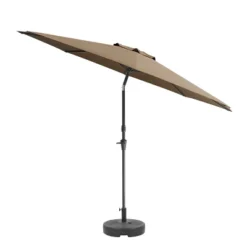10' UV And Wind Resistant Tilting Market Patio Umbrella With Base - CorLiving -Northlight Shop GUEST cad61e0d 40e9 436d a988 14eb310fc21b