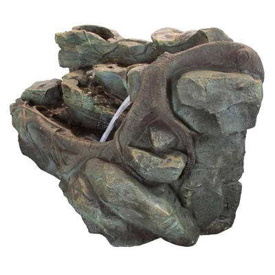 Design Toscano Staggered Rock Canyon Cascading Garden Fountain - Multicolored 3 Design Toscano Staggered Rock Canyon Cascading Garden Fountain - Multicolored - Image 3