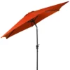 Costway 10 FT Patio Umbrella Patio Market Steel Tilt W/ Crank Outdoor Yard Garden