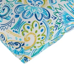 Baltic Paisley Outdoor Seat Cushion - Kensington Garden -Northlight Shop GUEST cd572fd4 ab38 43a4 9ff7 86b96da87332