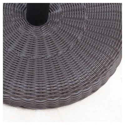Bahulu 47lb Umbrella Base - Brown - Christopher Knight Home 1 Bahulu 47lb Umbrella Base - Brown - Christopher Knight Home