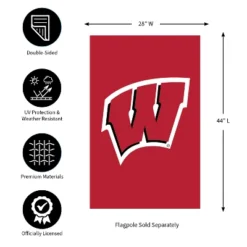 Evergreen Applique Flag, Reg, University Of Wisconsin-Madison 11 Evergreen Applique Flag, Reg, University Of Wisconsin-Madison -Northlight Shop GUEST d3460c3d b6e1 4d53 b332 e3255321b16c