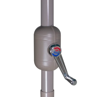 Northlight 9ft Outdoor Patio Market Umbrella With Hand Crank And Tilt - Purple 6 Northlight 9ft Outdoor Patio Market Umbrella With Hand Crank And Tilt - Purple - Image 6