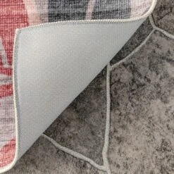 NulOOM Mayra Tropical Leaves Machine Washable Indoor/Outdoor Patio Area Rug -Northlight Shop GUEST d5780468 1ae3 4f57 8b4d e126cf07e08a