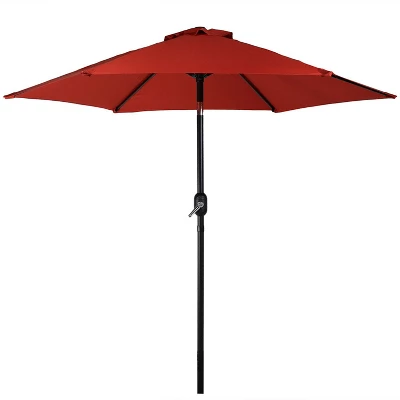 Sunnydaze Decor Sunnydaze Outdoor Aluminum Patio Table Umbrella With Polyester Canopy And Tilt And Crank Shade Control - 7.5' 11 Sunnydaze Decor Sunnydaze Outdoor Aluminum Patio Table Umbrella With Polyester Canopy And Tilt And Crank Shade Control - 7.5' - Image 11