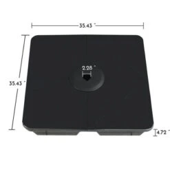 Aoodor 4-Piece 176lb Heavy Duty Base Offset Cantilever Patio Umbrella Base Stand Water Or Sand Filled Weight Base -Northlight Shop GUEST d61c1480 4291 46bc 9e71 e99061219f5b