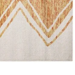 7'9" X 10'2" New York Patio Sofia Leon Indoor/Outdoor Rug Ivory/Mustard - Nicole Miller -Northlight Shop GUEST d6204d12 4ce4 4c60 95dc a5375ac1da3a