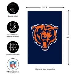 Evergreen NFL Chicago Bears Applique House Flag 28 X 44 Inches Outdoor Decor For Homes And Gardens 11 Evergreen NFL Chicago Bears Applique House Flag 28 X 44 Inches Outdoor Decor For Homes And Gardens -Northlight Shop GUEST d638f3cb 3f6f 4865 855b 10fbde9f53d1