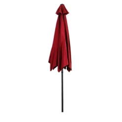 Costway 10FT Patio Umbrella 6 Ribs Market Steel Tilt W/ Crank Outdoor Garden Burgundy 17 Costway 10FT Patio Umbrella 6 Ribs Market Steel Tilt W/ Crank Outdoor Garden Burgundy -Northlight Shop GUEST d8101d69 2851 4da2 8aad bc4285b5c4df