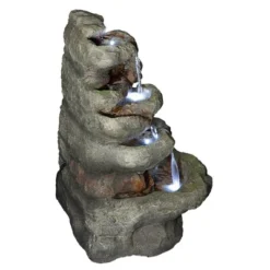 Design Toscano Ribbon Ridge Cascading Waterfall Illuminated Garden Fountain -Northlight Shop GUEST d8667ef8 ea25 4283 a786 16036b9fc445