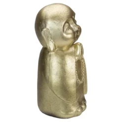 Northlight 11.5" Golden Buddhist Monk Outdoor Garden Statue 6 Northlight 11.5" Golden Buddhist Monk Outdoor Garden Statue -Northlight Shop GUEST da8bcd35 e9bd 4f39 a6ed 2465a3f7b272