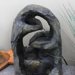Sunnydaze Decor Sunnydaze Indoor Home Office Decorative Resin Cavernous Rock Tiers Tabletop Water Fountain Feature - 12" -Northlight Shop GUEST daf17755 7fc6 4749 a69f c1527aa57a57