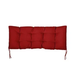 37" X 17" X 2" Sunbrella Canvas Tufted Outdoor Bench Cushion - Sorra Home -Northlight Shop GUEST db5421b0 2392 4619 b3cd 2eeb7938a789
