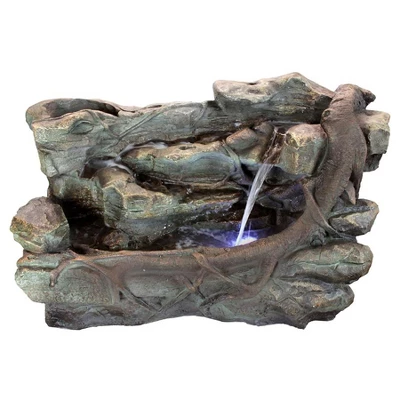 Design Toscano Staggered Rock Canyon Cascading Garden Fountain - Multicolored 2 Design Toscano Staggered Rock Canyon Cascading Garden Fountain - Multicolored - Image 2
