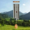 Woodstock Wind Chimes Signature Collection, Woodstock Ode To Joy Chime, 26'' Silver Wind Chime OJ